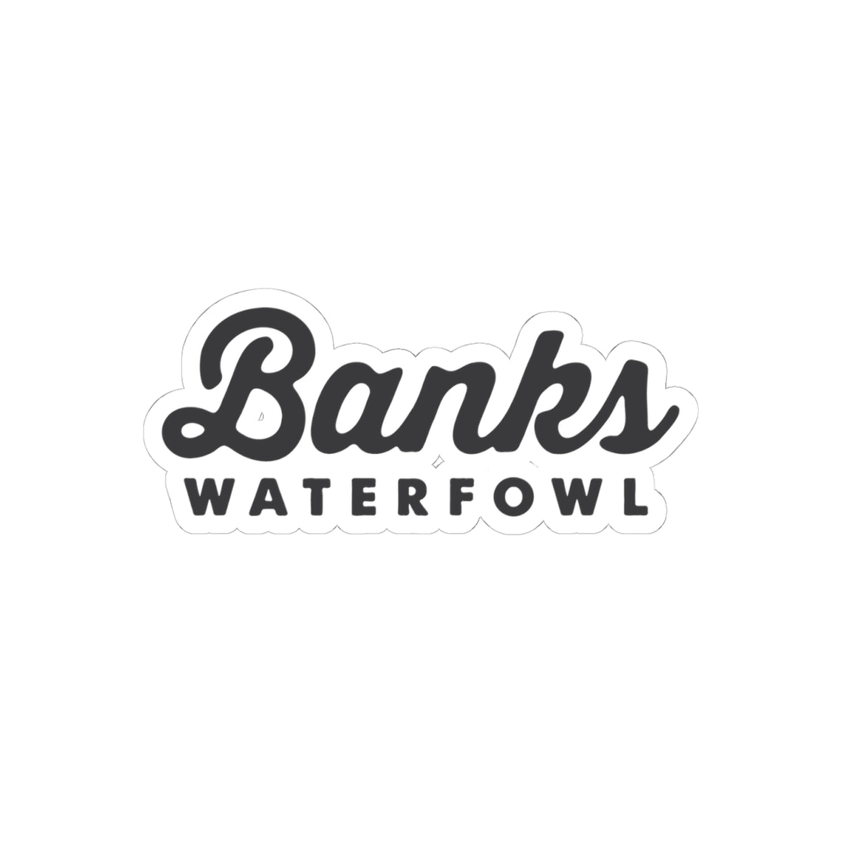 Banks Waterfowl Logo Sticker