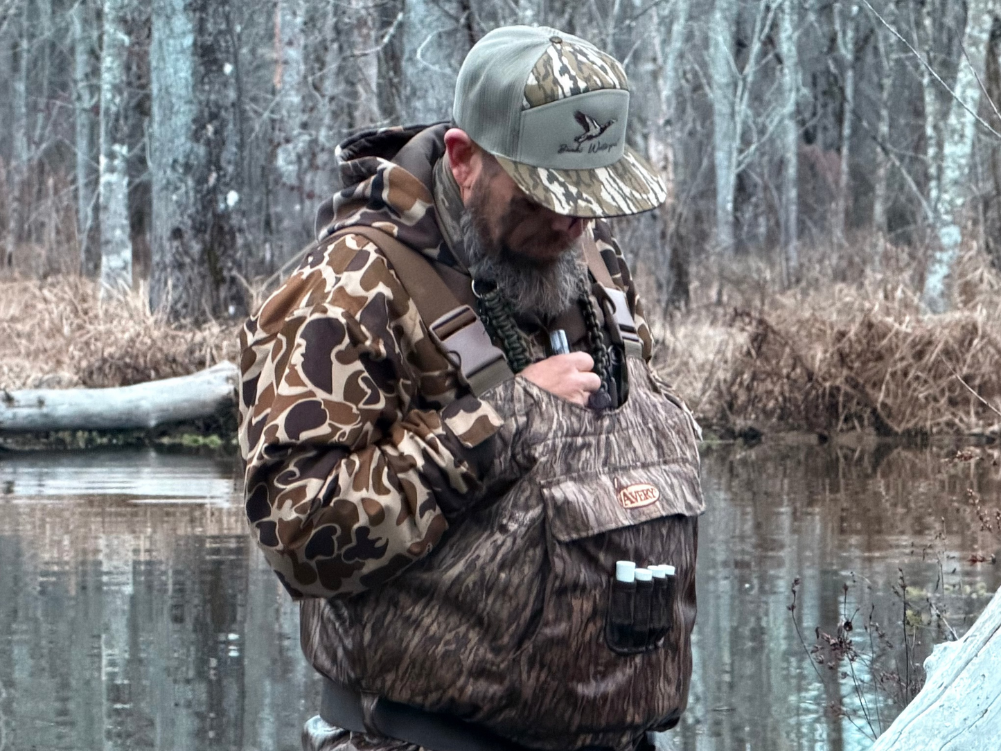 Banks Waterfowl Bottomland 7-Panel Trucker
